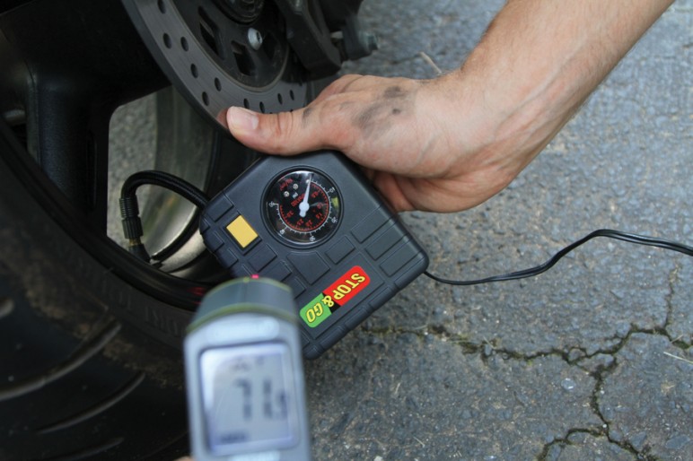 Check bike tyre pump